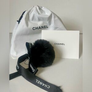 CHANEL Cotton Drawstring Bag and CHANEL Notecard